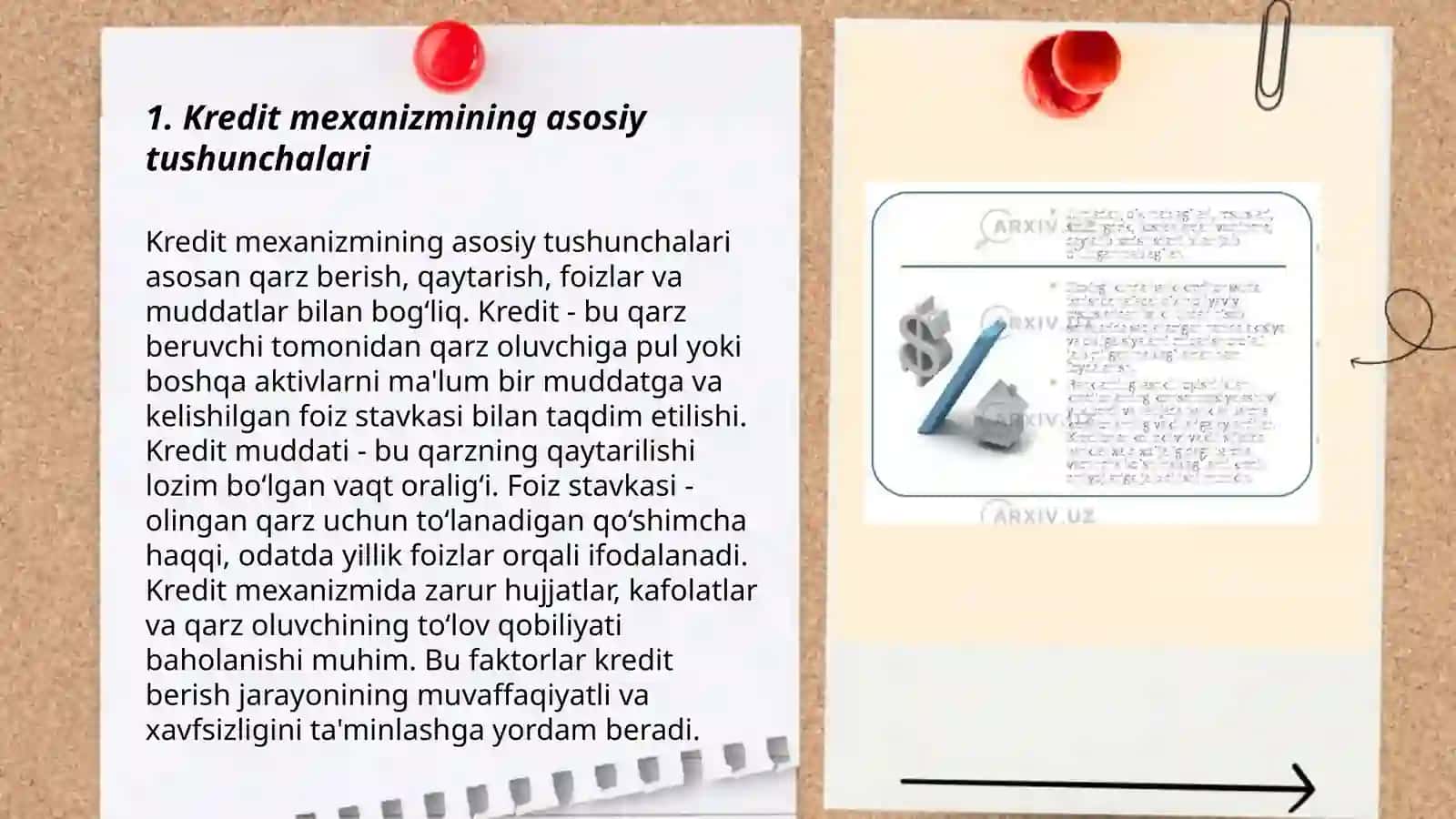 Kredit mexanizmi va uning elementlari 3