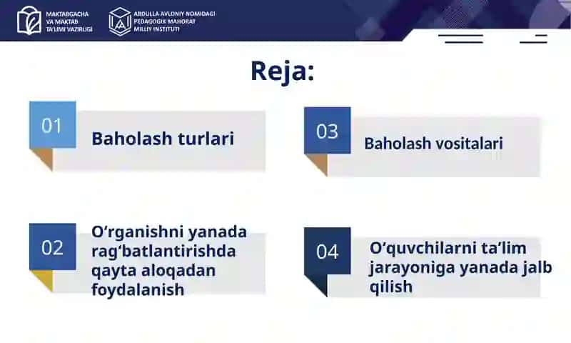 Formativ va summativ baholash tizimi va mohiyati baholash mezonlari 3