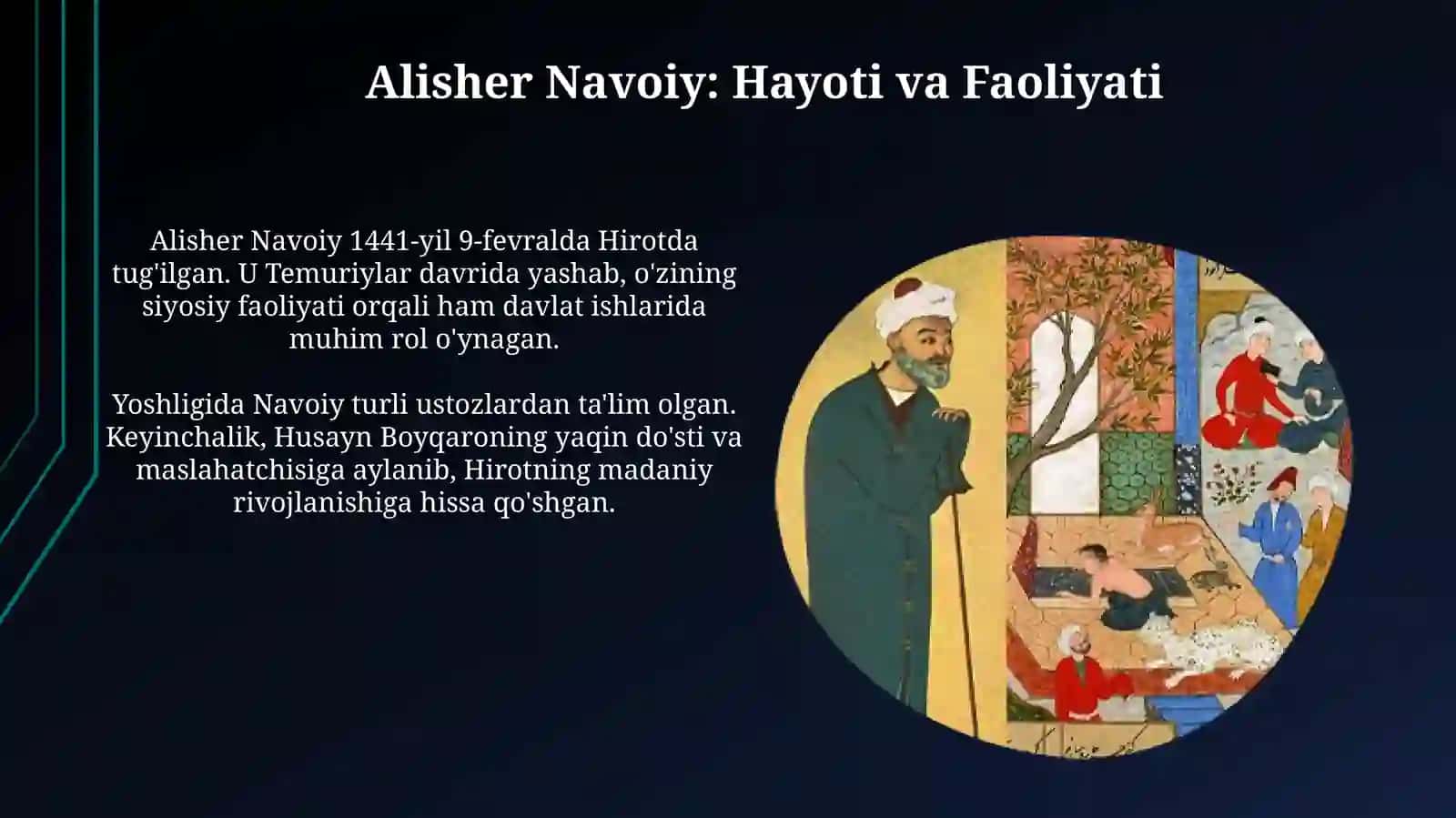 Alisher Navoiy: Hayoti va Faoliyati 3