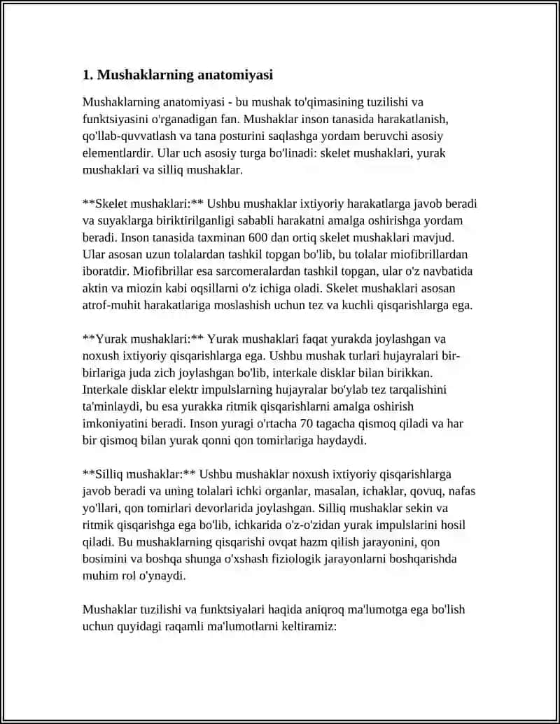 MUSHAKLARNING ISHI VA BIOMEXANIKASI 3