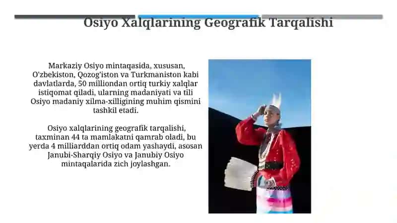 OSIYO XALQLARING ETNOLOGIK TAVSIFI 3