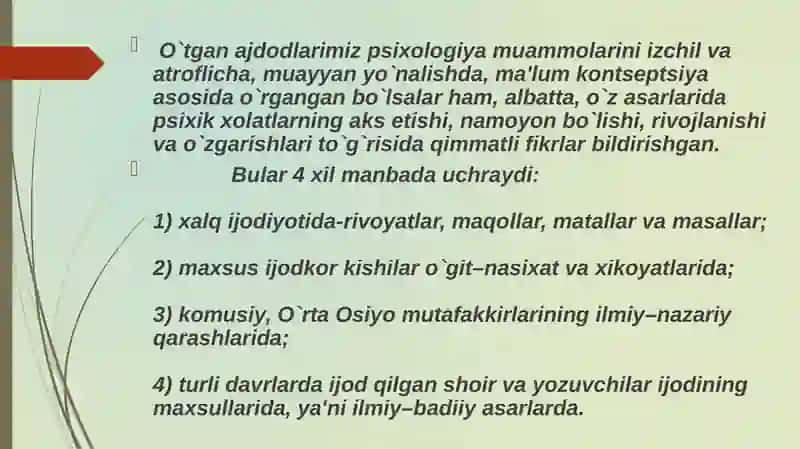 Inson psixikasining ontogenez darivojlanishi 3