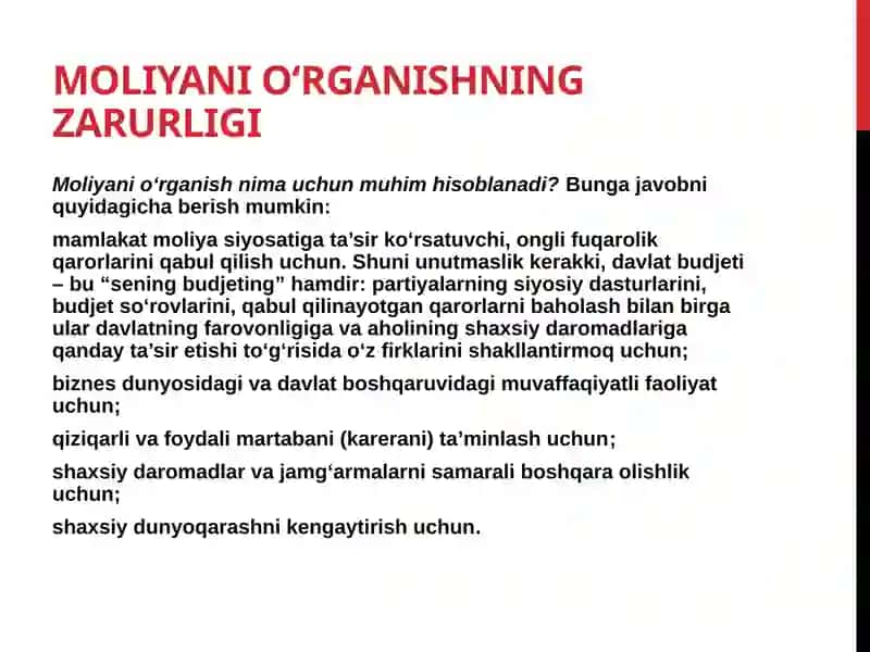 MoliyavaYAIMhamdaMDnitaqsimlash,qaytataqsimlash 3