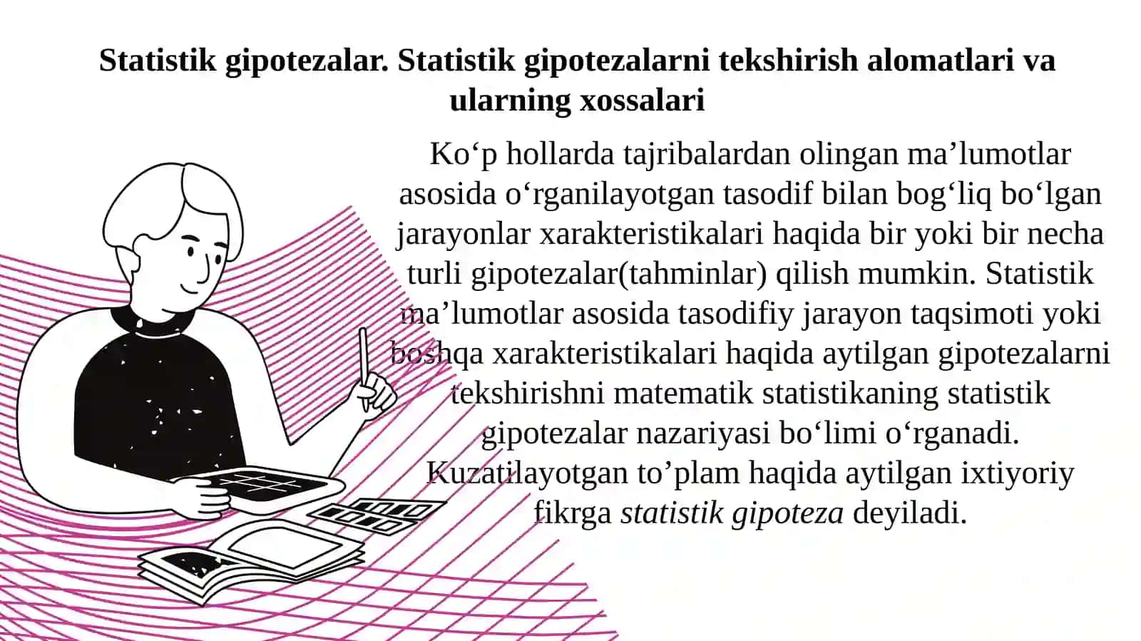 Statistik gipotezalar va ularning tasnifi 3