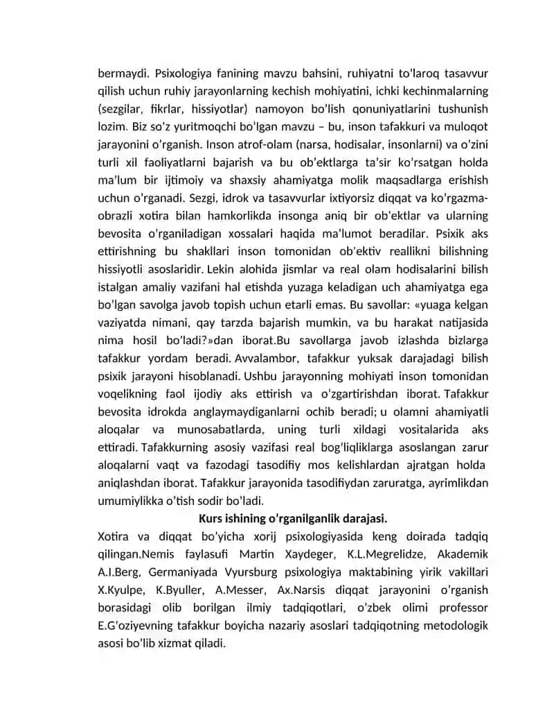 XOTIRANING MOTOR NAZARIYASI 3