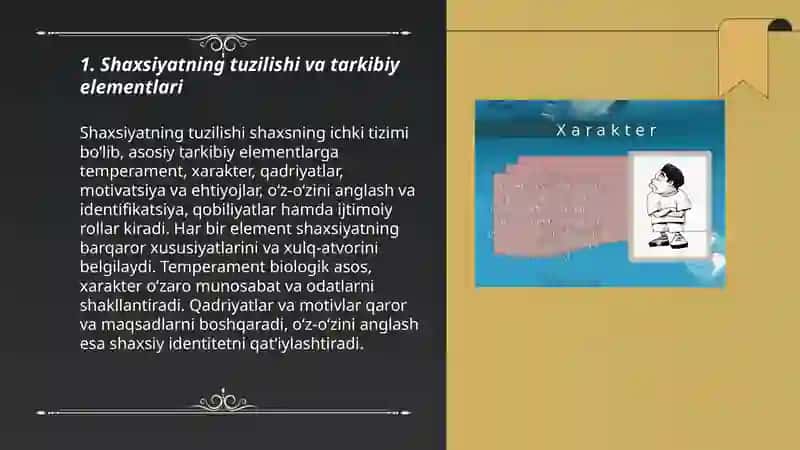 Shaxsning psixologik talqini 3