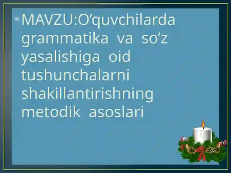 ONA TILI O’QITISH METODIKASI 3