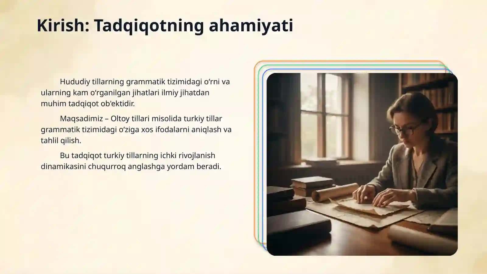 Oltoy tillarning turkiy tillar grammatik tizimidagi ifodasi. 3
