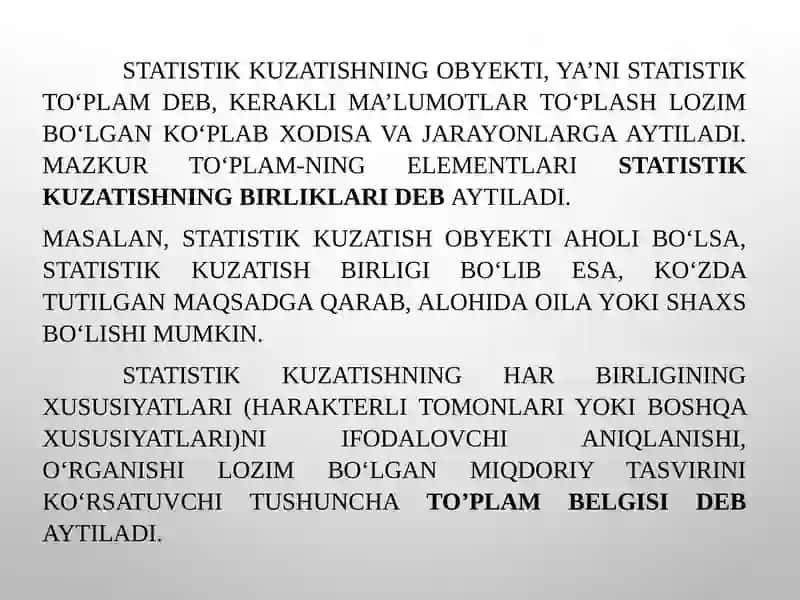 Statistikkuzati shto‘g‘risida umumiy tushuncha 3