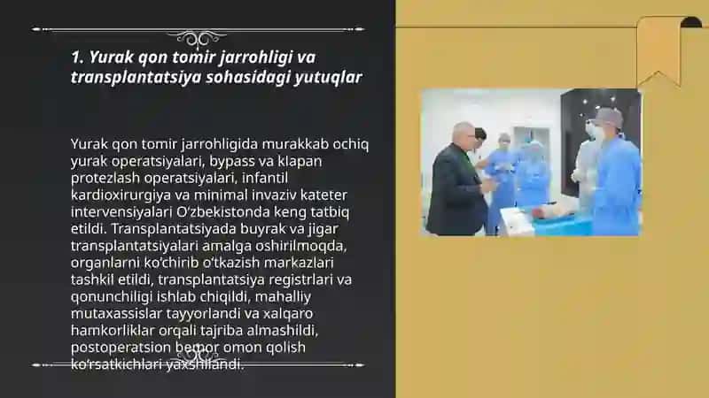 O'zbekiston olimlarning tibbiyotidagi yutuqlari 3
