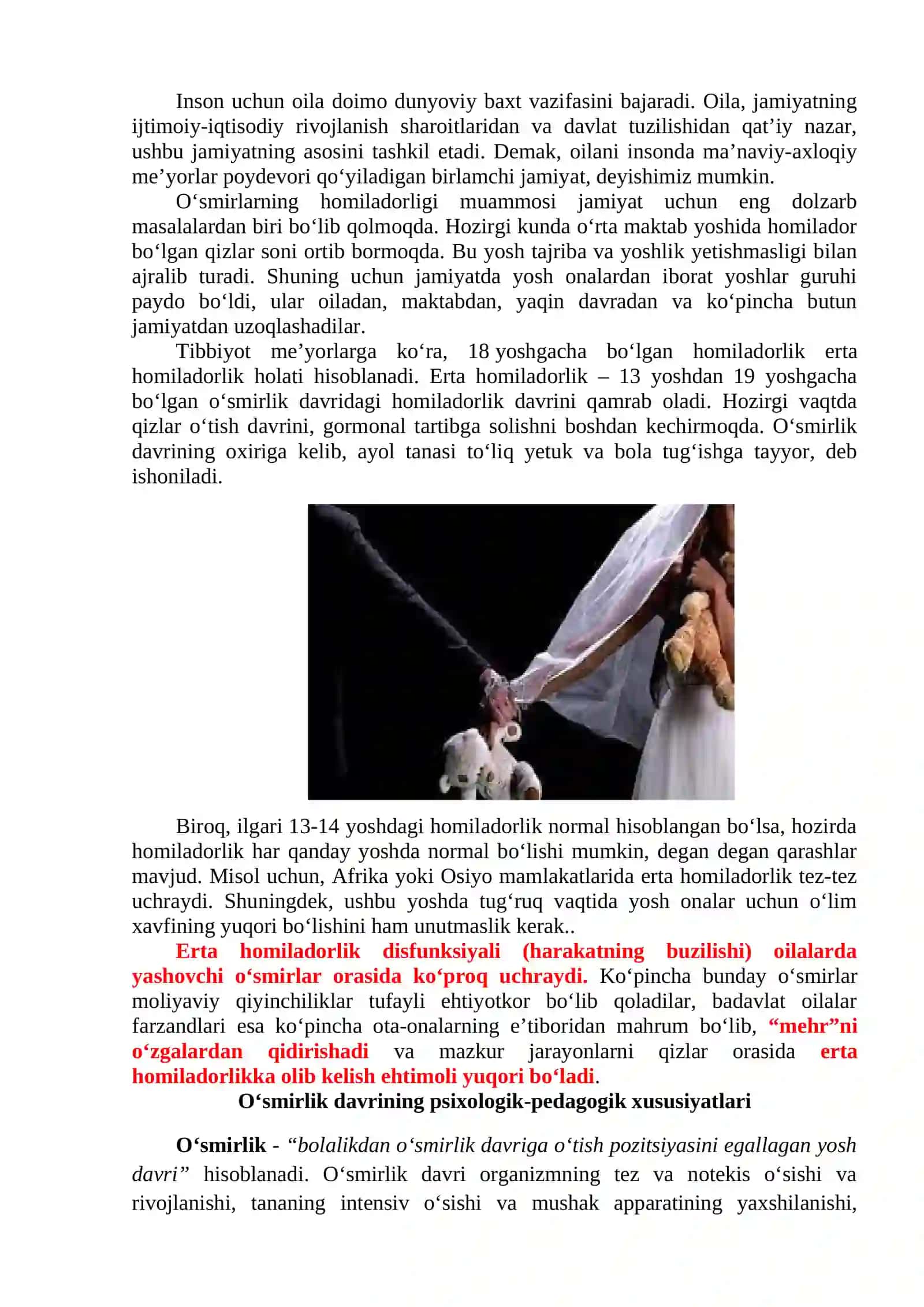 “Voyaga yetmaganlar orasida erta homiladorlikning yuzaga kelishi va uning oldini olish” mavzusida ota-onalar uchun o‘tkaziladigan seminar-trening ishlanmasi 3