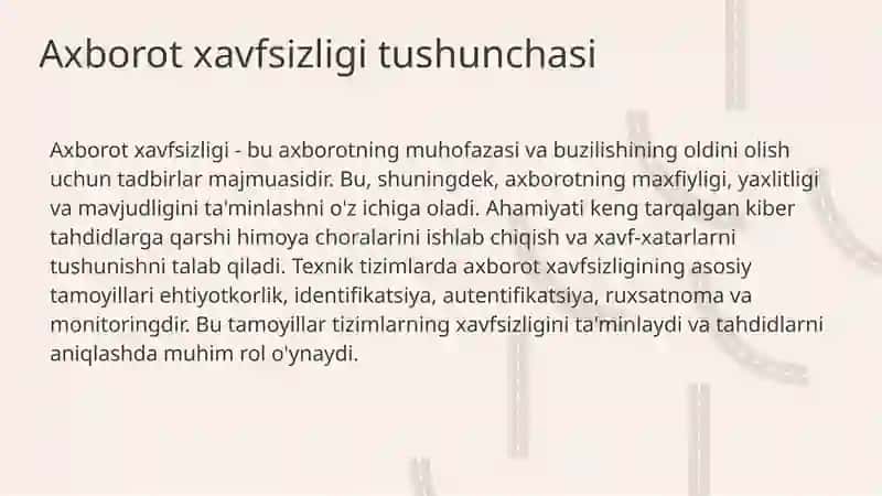 Axborot xavfsizligi 3