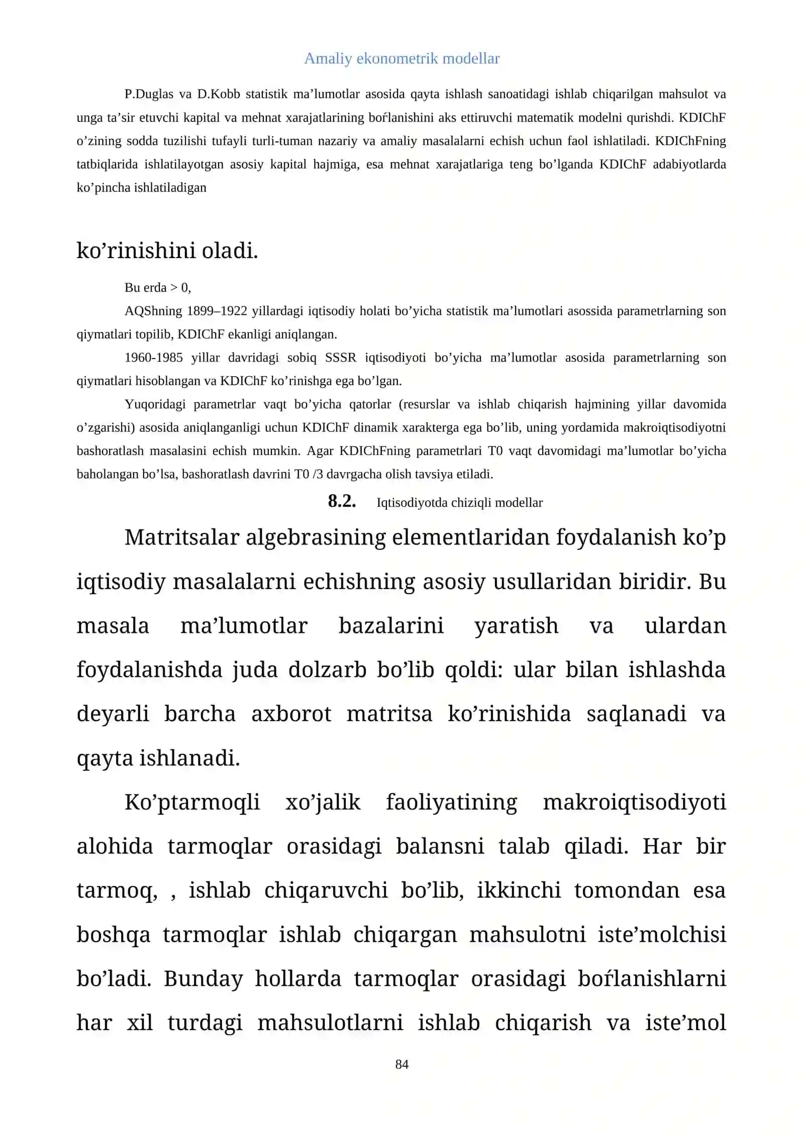 AMALIY EKONOMETRIK MODELLAR 3