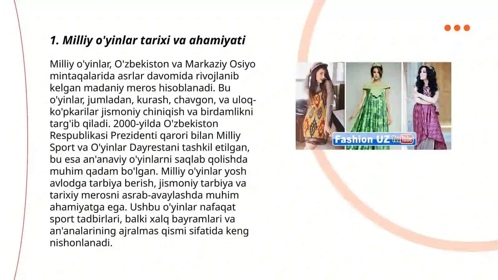 Milliy o'yinlar tarixi va ahamiyati 3