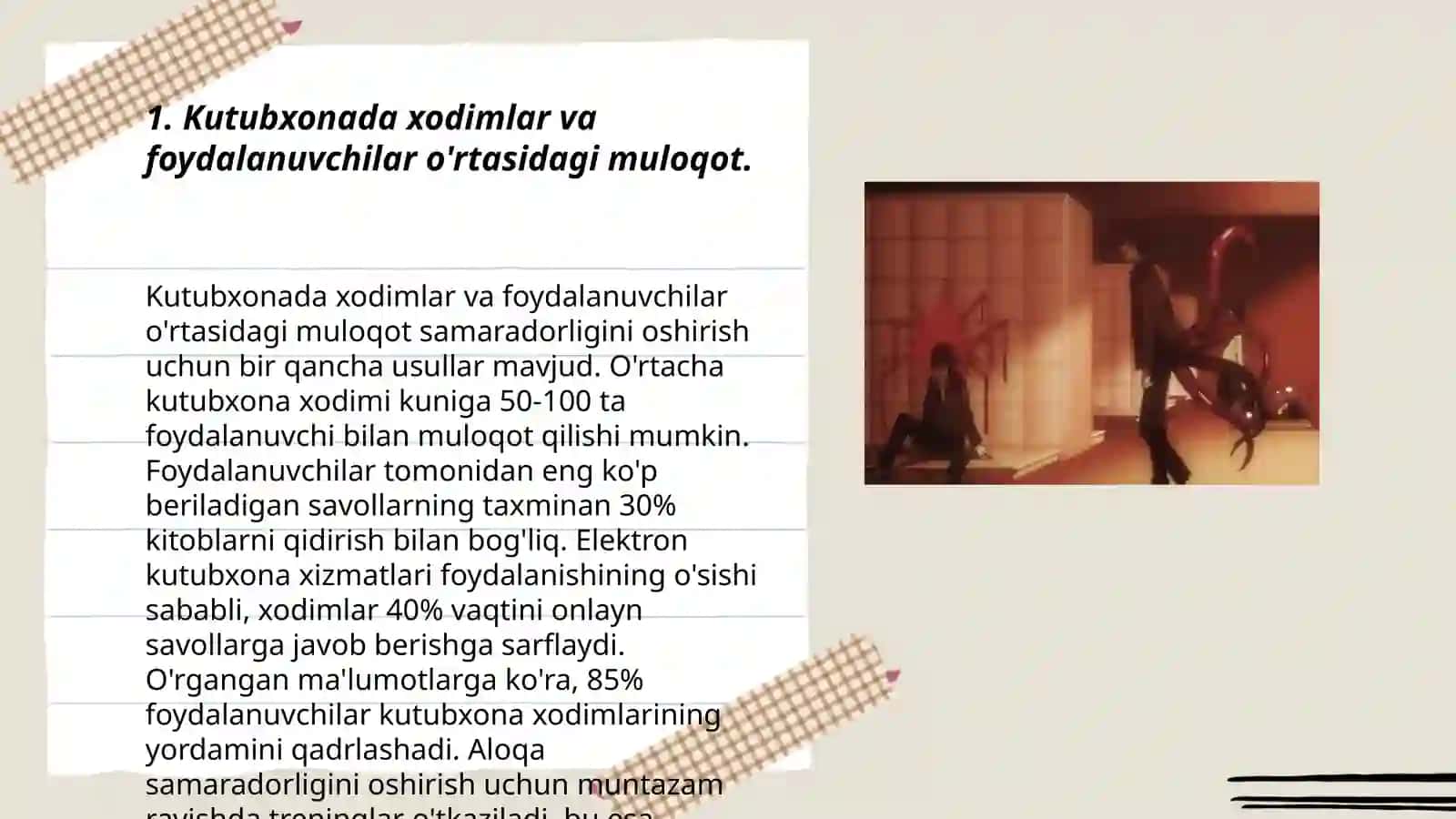 Kutubxona mulaqotining òziga xos xususiyatlari 3