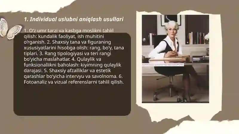Individual uslub, imidj va dress kod 3