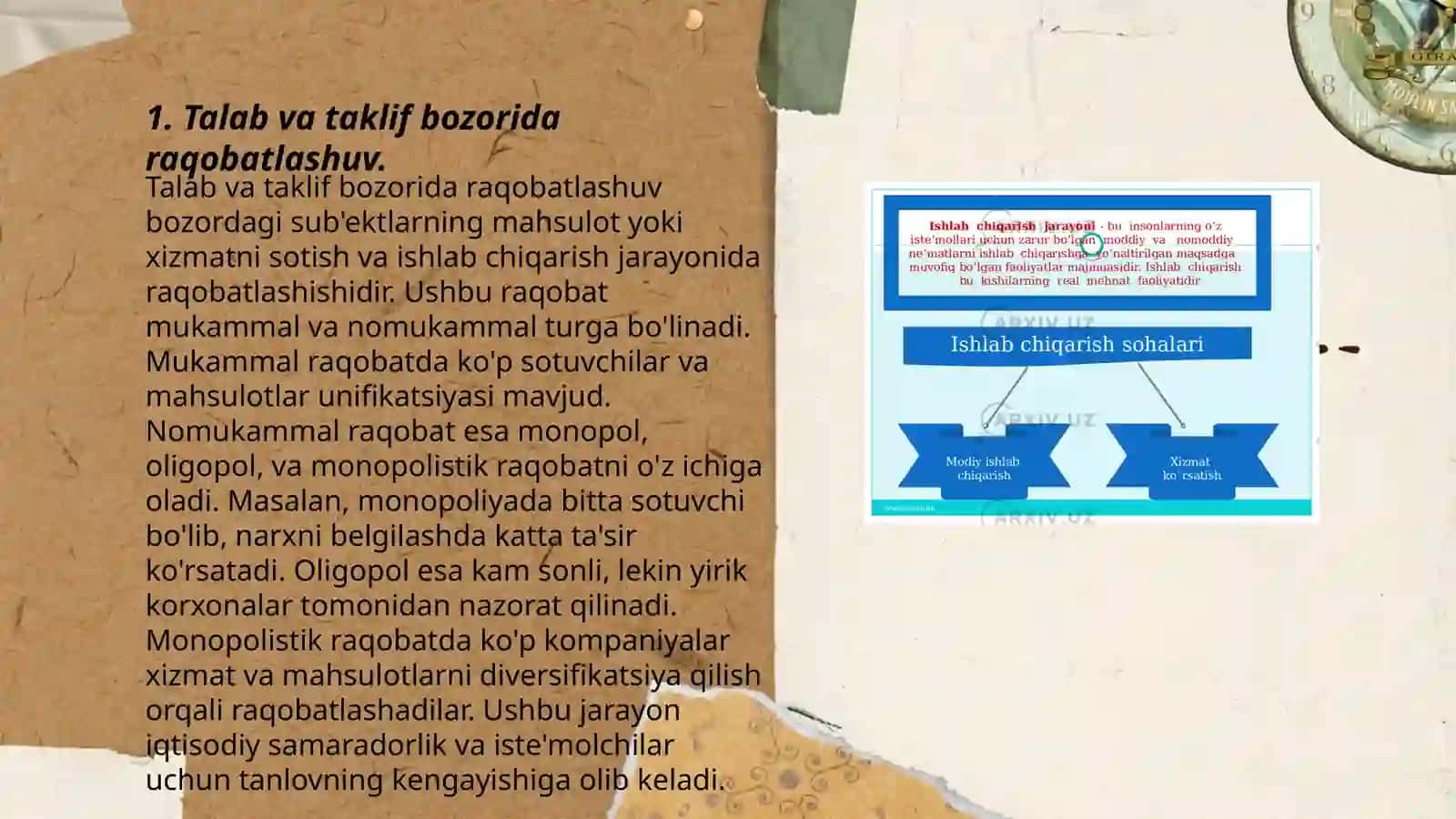 Talab va taklif bozorida raqobatlashuv 3