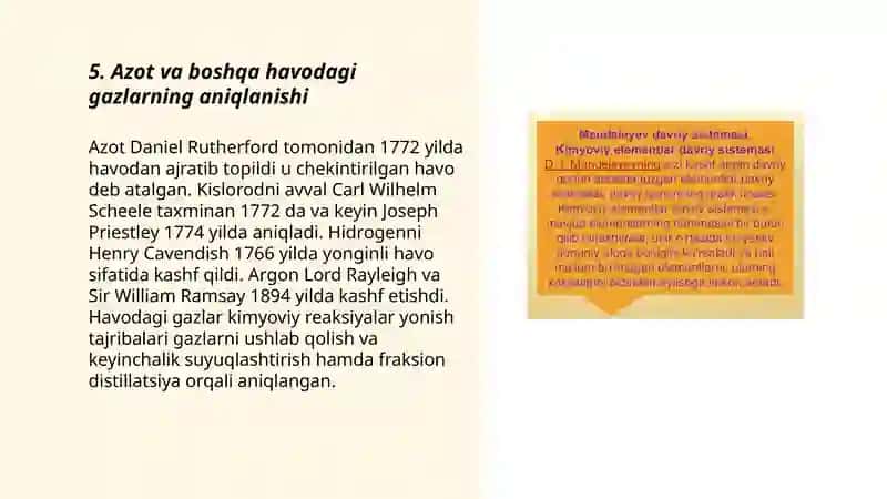 Kimyoviy elementlarning kashf etilishi 3