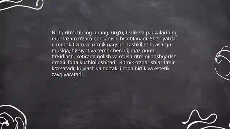 Nutq ritmi va uning she'riyatdagi oʻrni 3