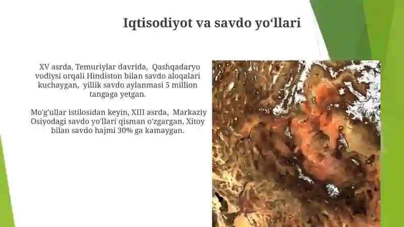 Oʻrta Osiyoning rivojlangan oʻrta asrlardagi tarixiy geografiyasi 3