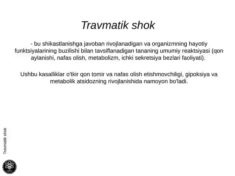 Travmatik shok 3
