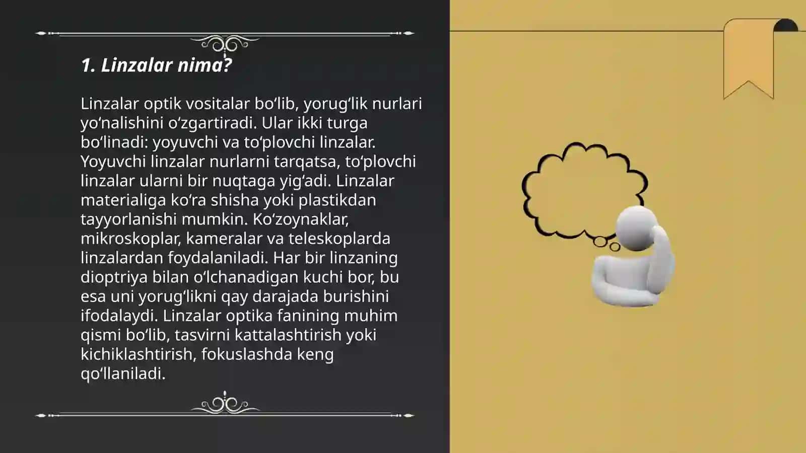 Linzalar,linzalarning turlari 3