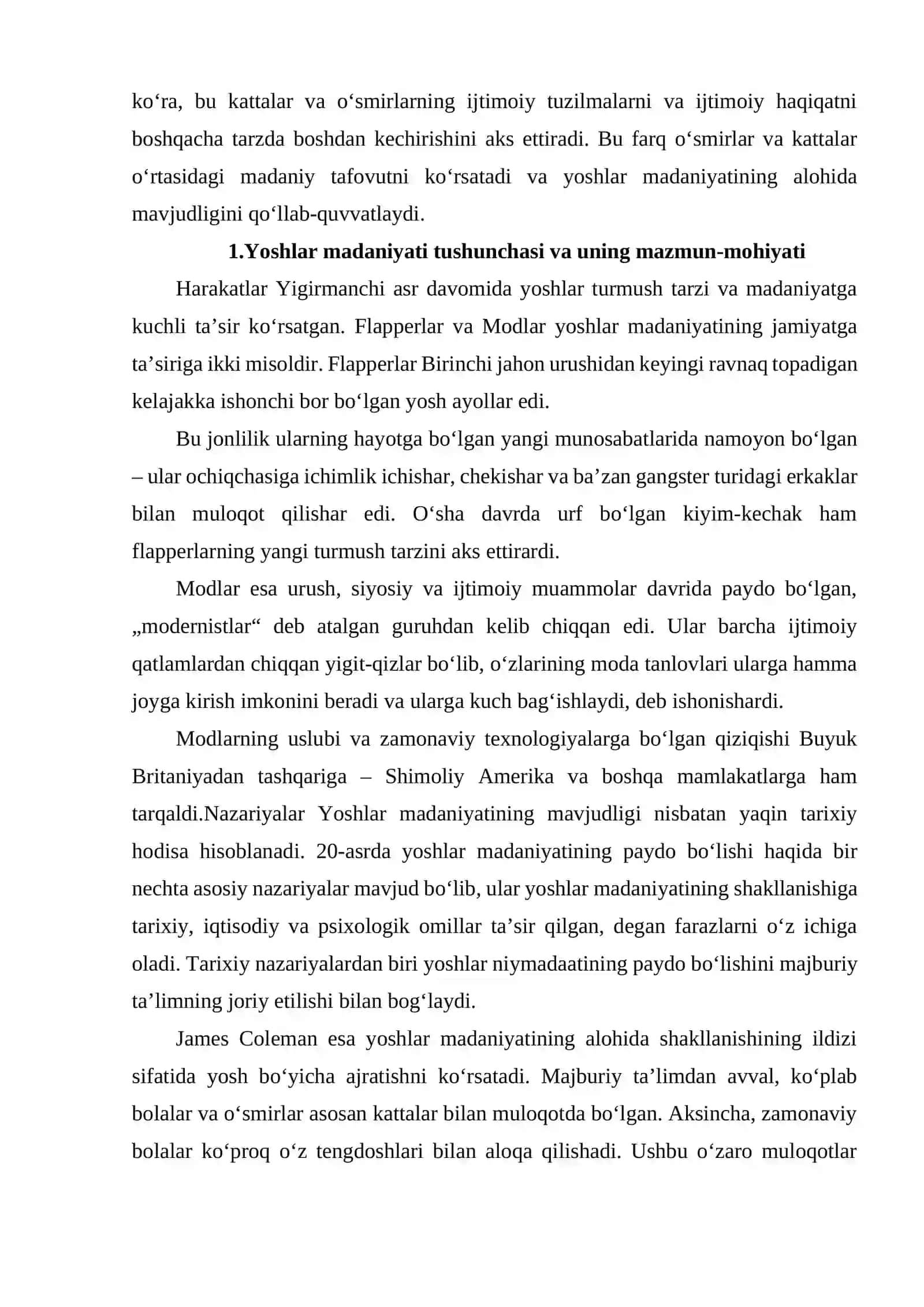 YOSHLAR MADANIYATI SUBKULTURALAR 3