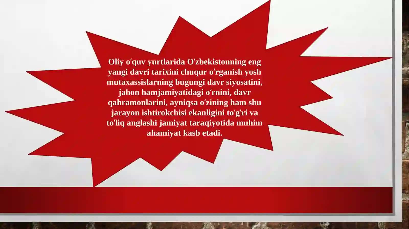 O‘zbekistonning Eng Yangi Tarixi 3
