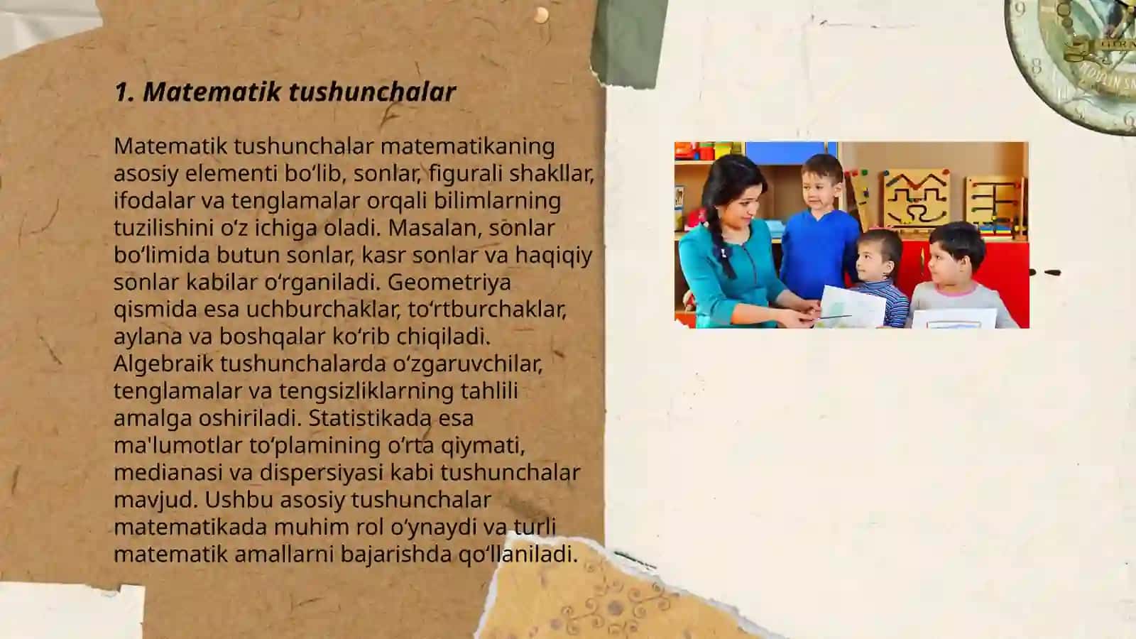 Matematik tushunchalar 3