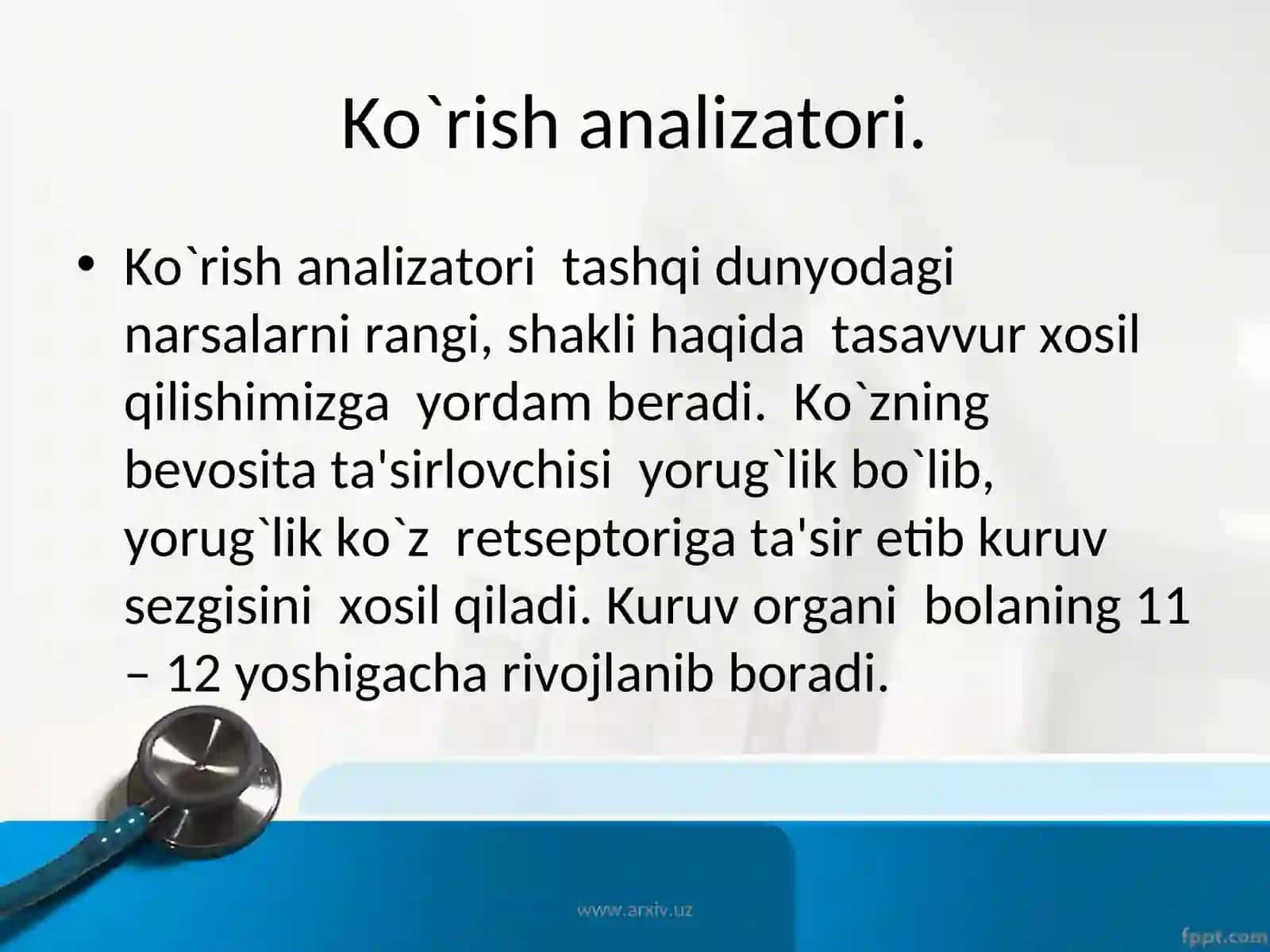Ko'rish gigiyenasi. 3
