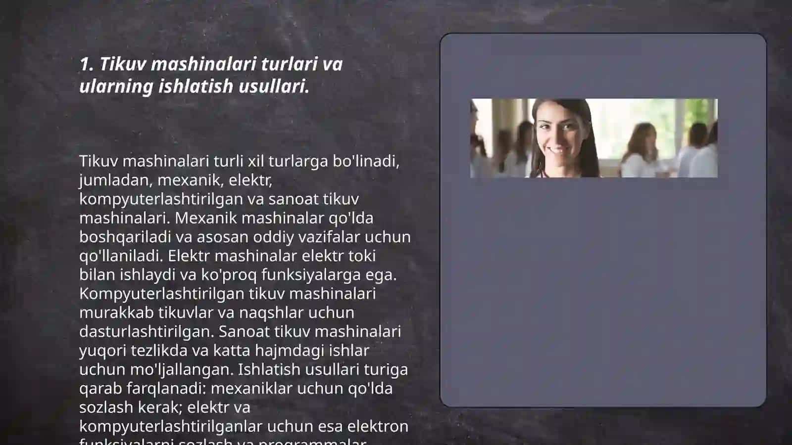 Tikuv mashinalari turlari va ularning ishlatish usullari 3