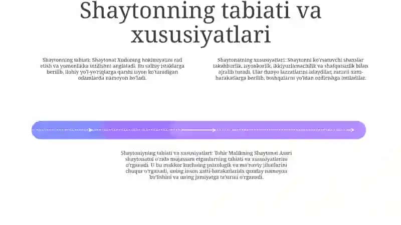 Tohir Malikning Shaytanat Asari 3