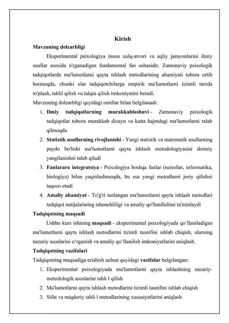Ma'lumotlarni qayta ishlab chiqish metodlari tasnifi 3