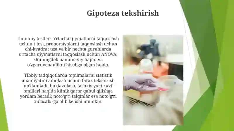 Tibbiyot statistikasi 3