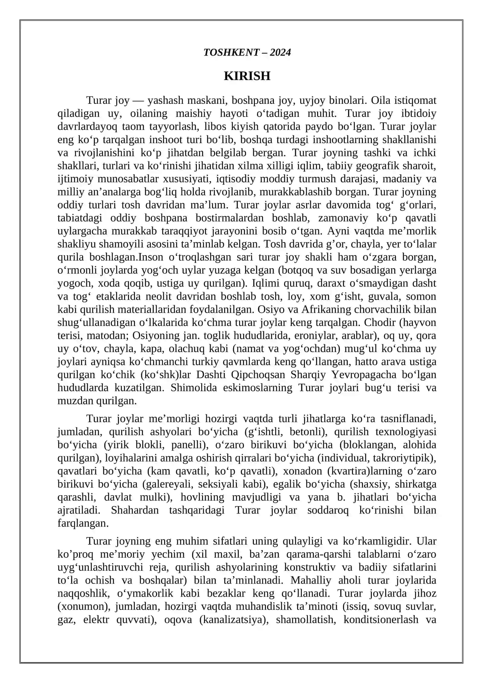KO’P QAVATLI AVTOTURARGOH 3