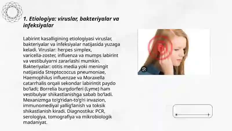 Ichki quloq kassaliklari labirint kassaligi 3