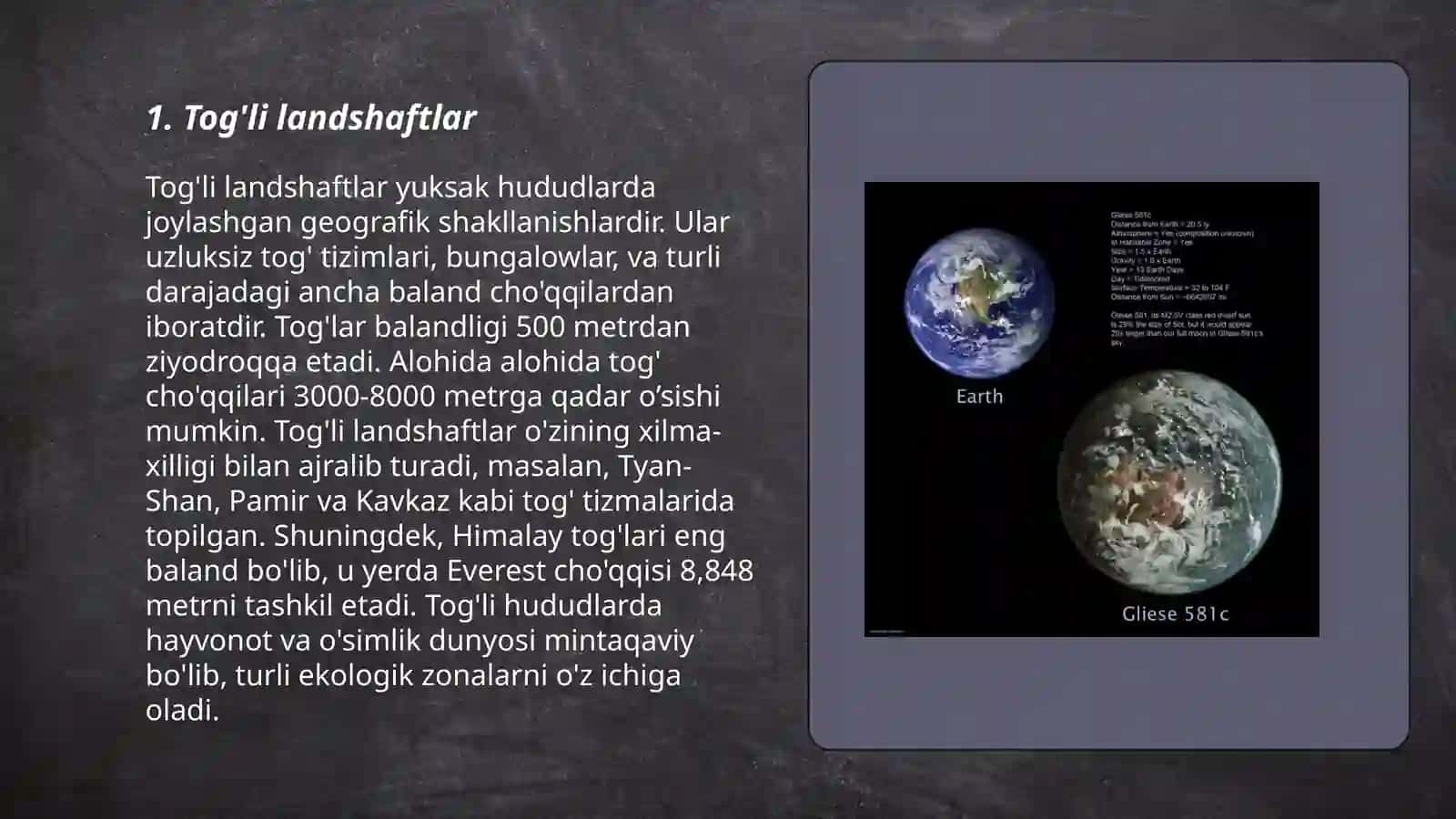 Landshaft turlari 3