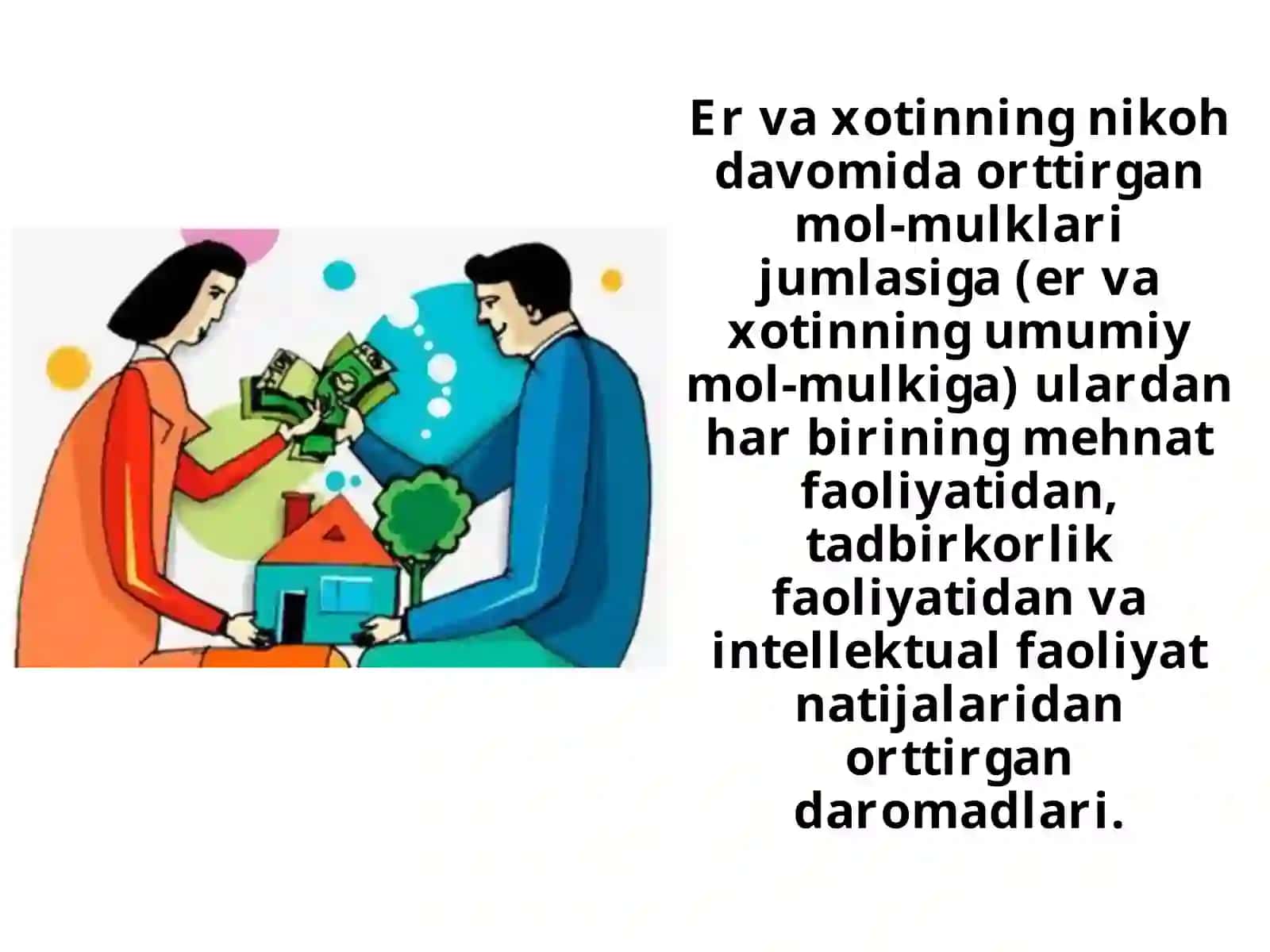 Er-xotinning mulkiy huquv va majburiyatlari 3