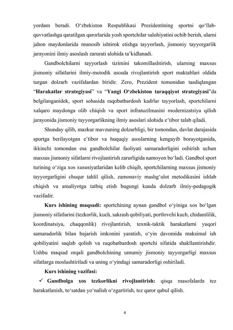 Gandbolchilarning maxsus jismoniy tayyorgarligi 3