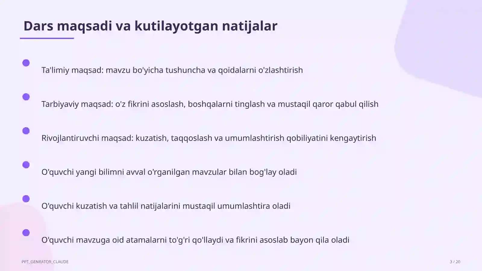 Rus tilida sifatlar va ularning moslashuvi (4-sinf) 3