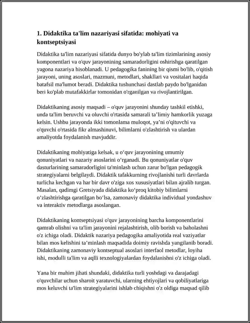 Didaktika ta'lim nazariyasi sifatida 3