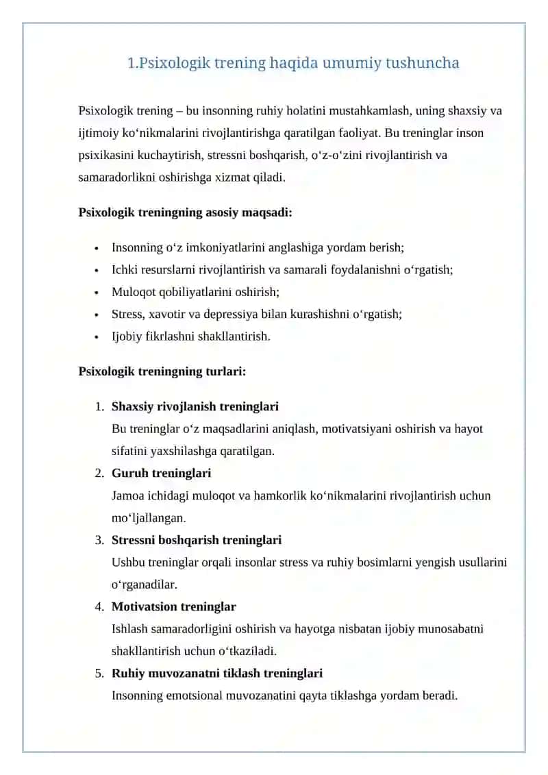 Psixologik trening 3