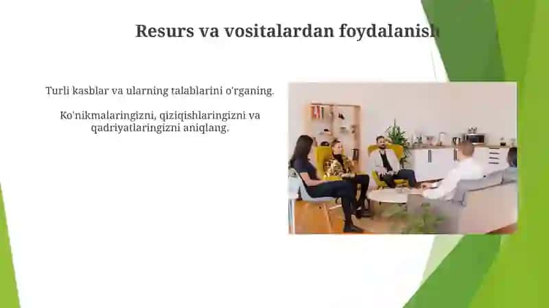 Karyera Tanlov Matritsasi Metodologiyasi 3