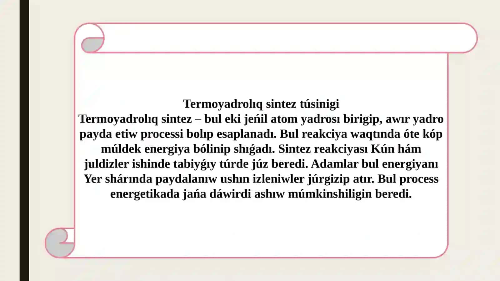 Terminologiyaliq sintez reakciyalarin basqariw mashqalalari 3