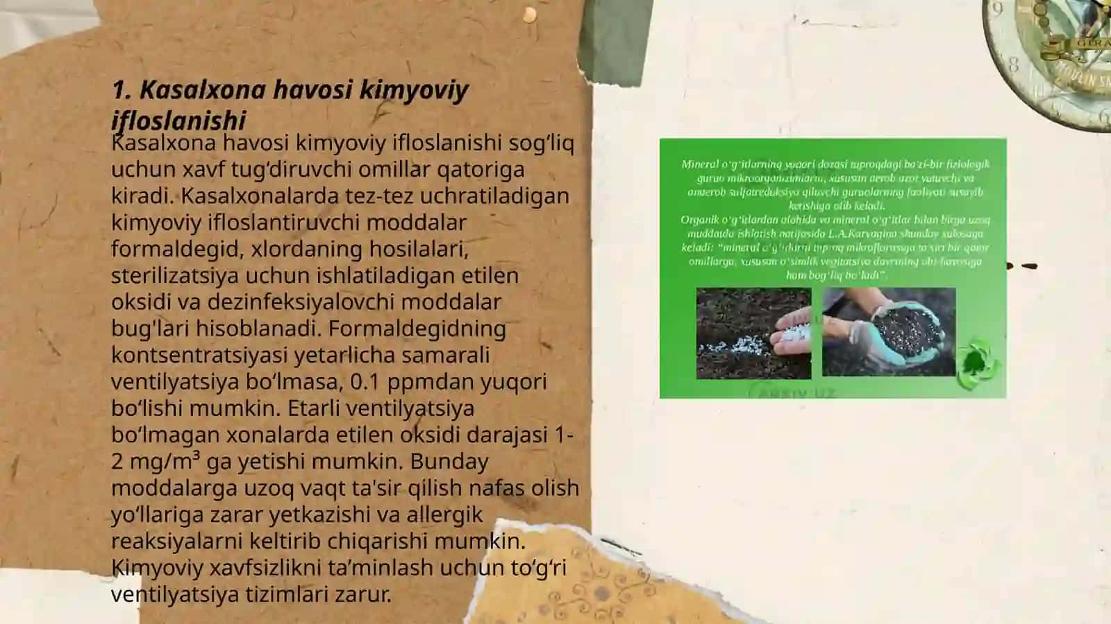 Kasalxona havosi kimyoviy ifloslanishi 3