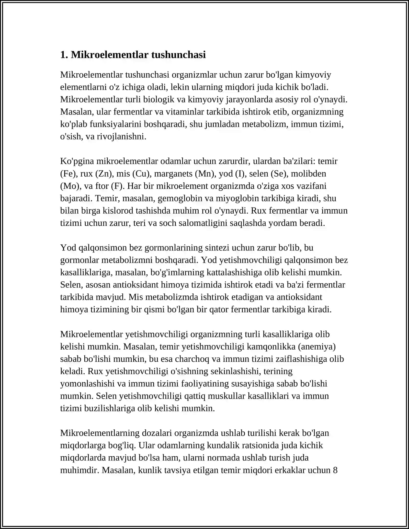 MIKRO ELEMENTLAR VA ULARNING XOJALIKDAGI AHAMIYATI 3