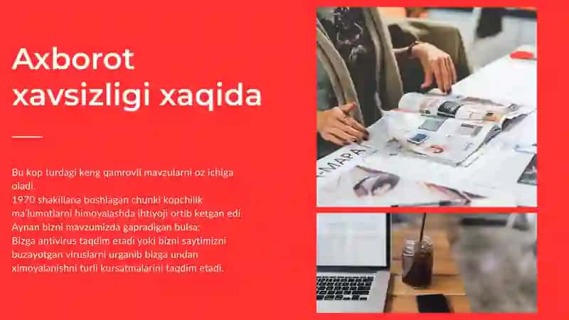 AXBOROT XAVSIZLIGI VA VIRUSLAR 3