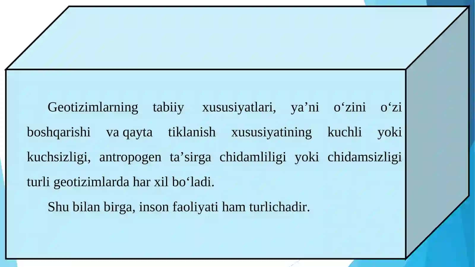Tabiy va antrapogen landshaft turlarini aniqlash 3