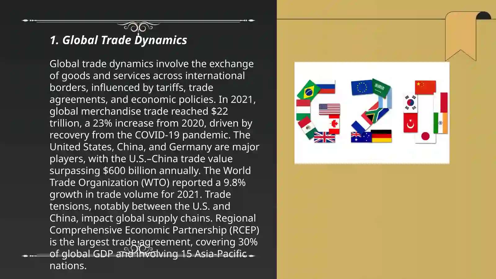 International markets in economy 3