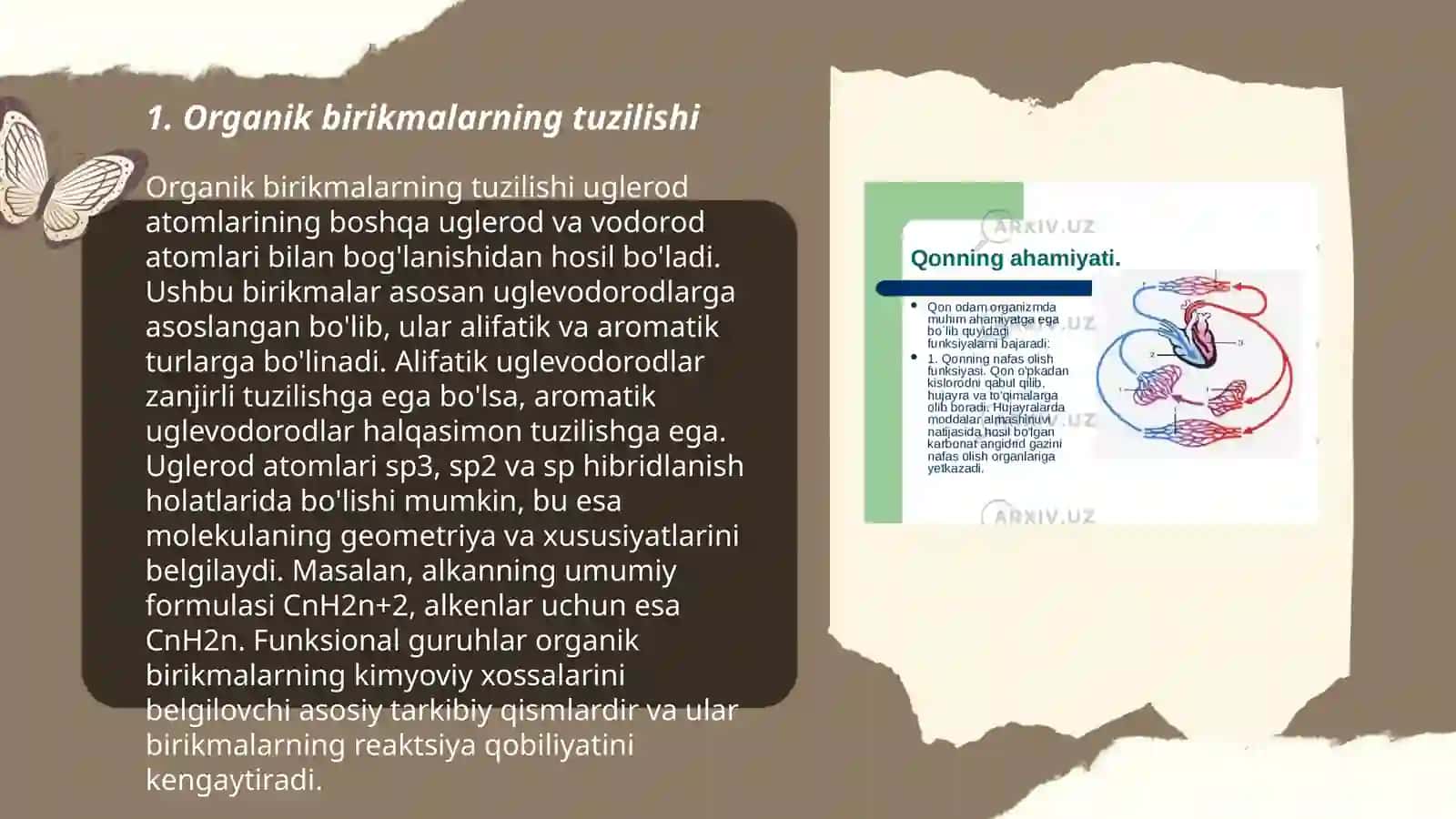 Organik birikmalarning tuzilishi 3